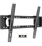 USX MOUNT Heavy Duty Tilting TV Wall Mount for 60-120" up to 220lb, Low Profile TV Mount Ultra Sl...