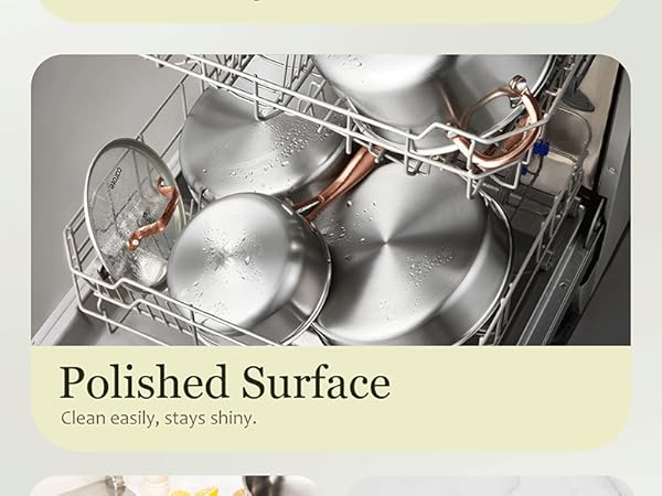 stainless steel frying pan