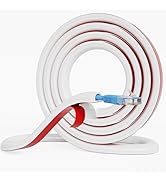 Cord Hider Raceway Kit, 78 inch Wall Cable Hider for 1 Cable, Silicone Material Hiding Wall Mount...