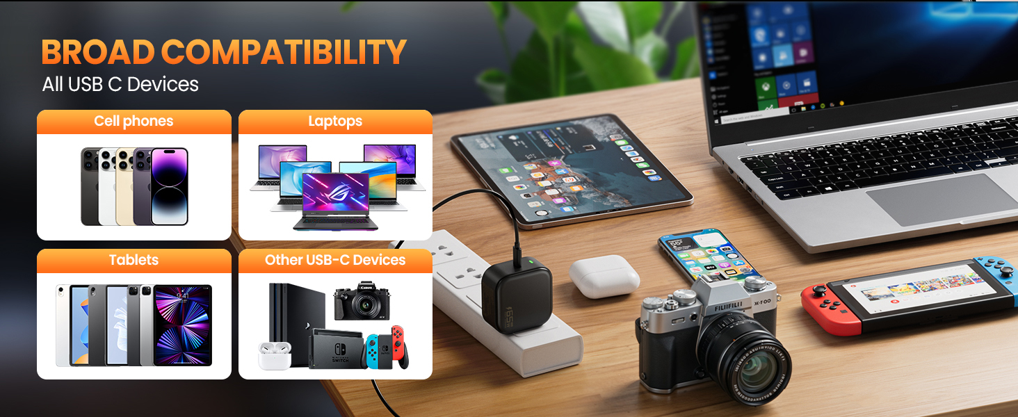 usb c gan fast charger