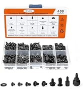 Carbon Steel Universal PC Screws Kit 400Pcs | 400pcs desktop motherboard screws &amp; standoffs assor...
