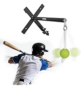 Hikeen Portable Baseball Swing Trainer with Auto Reset Tethered Ball - Baseball/Softball Hitting ...