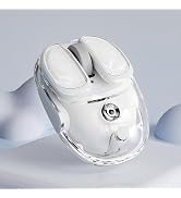 SEUNKWANG EWEADN Q9 Wireless Clear Mouse Dual Mode Bluetooth &amp; 2.4G USB Computer Mouse with RGB L...