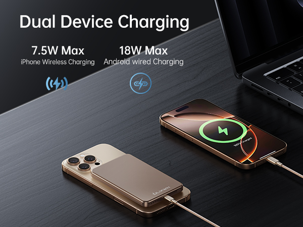 wireless power bank mini power bank mag charger iphone