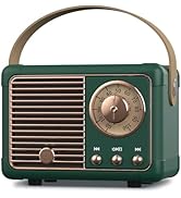 PRUNUS J-999 Retro Bluetooth Speaker,Vintage Decor,Mini Wireless Bluetooth Speaker,Cute Old Fashi...