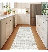 WITSHOCK Boho Area Rugs Machine Washable for Living Room Bedroom, Large 2X6 Vintage Non-Slip Stai...