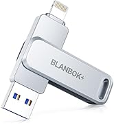 MFi Certified 128GB Photo Stick for iPhone Flash Drive,USB Memory Stick Thumb Drives High Speed U...