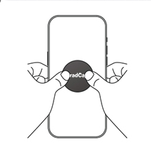 GradCap Metal Plate Disc Magnetic Car Phone Holder Mount Dash Magnet Replacement Round Circle Cradle