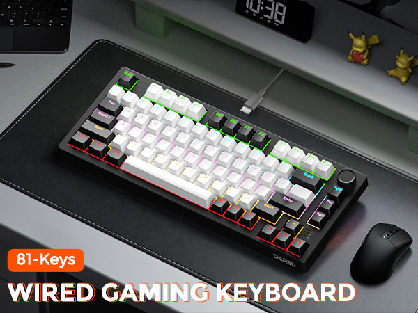 75% wired gaming mechanical keyboard