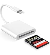 (Apple MFi Certified) Lightning to SD Card Camera Reader for iPhone,Trail Camera Viewer SD Memory...