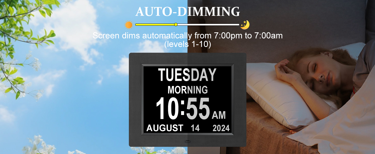  Digital Calendar Day Clocks for Seniors