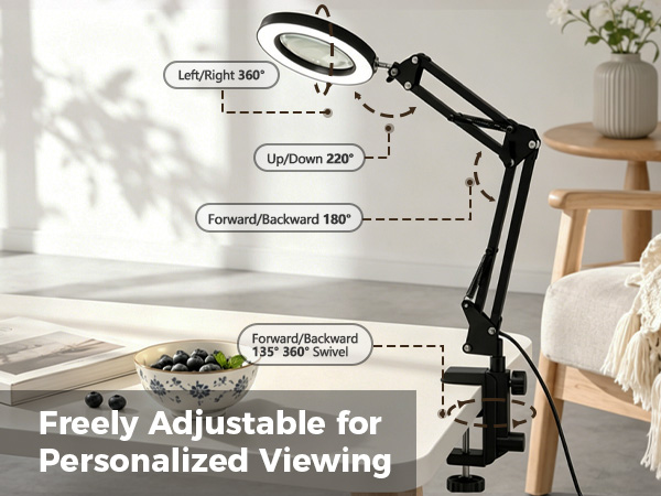 Freely Adiustable for Personalized Viewing