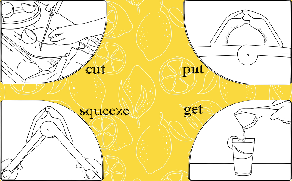 lemon squeezer stainless steel