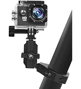 ZIDIYORUO UTV Camera Mount for 1.75"-2" Roll Bars - Compatible with GoPro, Mevo Start & More - Ea...