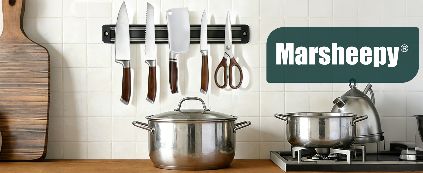 magnetic knife holder for wall