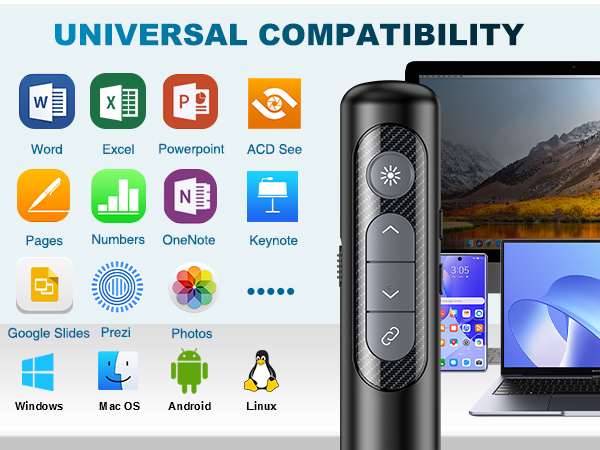 wireless presentation clicker