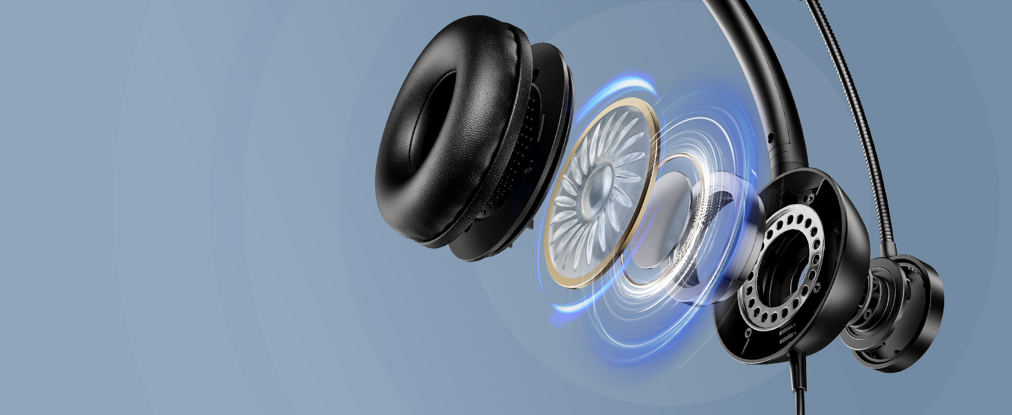 headset with microphone for pc