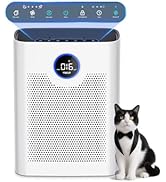 Air Purifiers for Home Large Room up to 2200 ft², VNIUP H14 True HEPA Air Purifier for Bedroom, P...