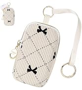 Playexen Hand Sanitizer Spray Case Compatible with T0uch-land, Cute Bow Tie Hand Sanitizer Holder...