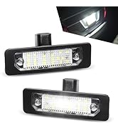 Arwrilt 2 PCS Car LED License Plate Light Tag Lamp Assembly, Plug and Play Tag Lamp Assembly, 18-...
