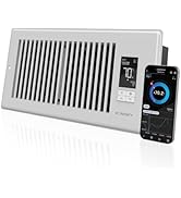AC Infinity AIRTAP T4 White, Register Booster Fan for 4” x 10” Register Holes, Improves Heating &amp;...