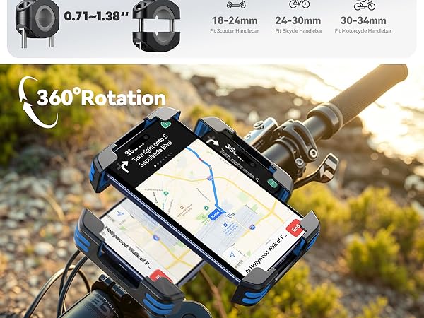 bike phone holder mount