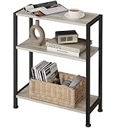 3-Tier Side Table, Small EndTable, Sofa SideTable for Narrow Spaces, Slim EndTable, NightstandTab...