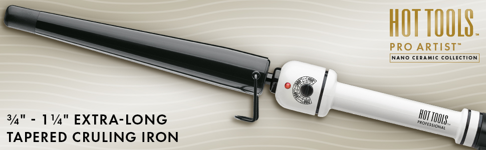 curlingiron; curlingirons; tapered; curlingiron; curlingirons; ceramic; hottools; nanoceramic