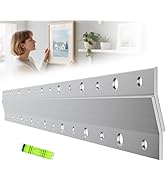 Wuno Shop 4 Pairs 16"-French Cleat Hanger Heavy Duty, French Cleat Picture Hanger Supports 60 Pou...