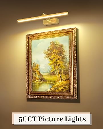 gold led picture light