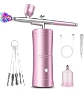 AYYHG Airbrush Kit, with Compressor 160KPA Cordless Airbrush Rechargeable Non-Clogging Airbrush S...