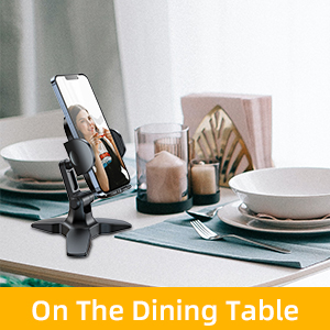 On the dining table