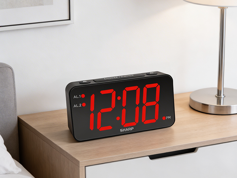 large jumbo easy to see clock for seniors kids bedroom bdside simple senior. elderly
