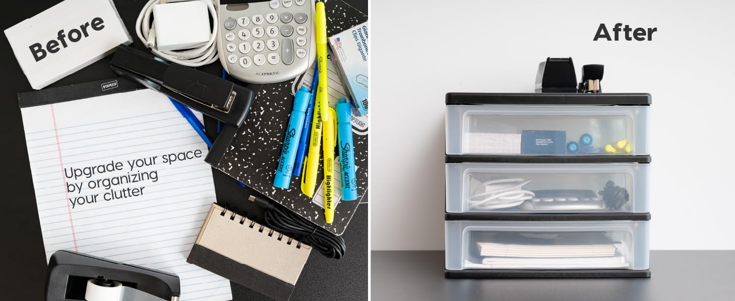 before after get organized