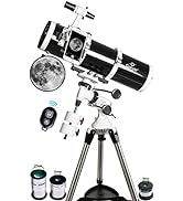 Telescope, Gskyer 130EQ Professional Astronomical Reflector Telescope, German Technology Scope, E...