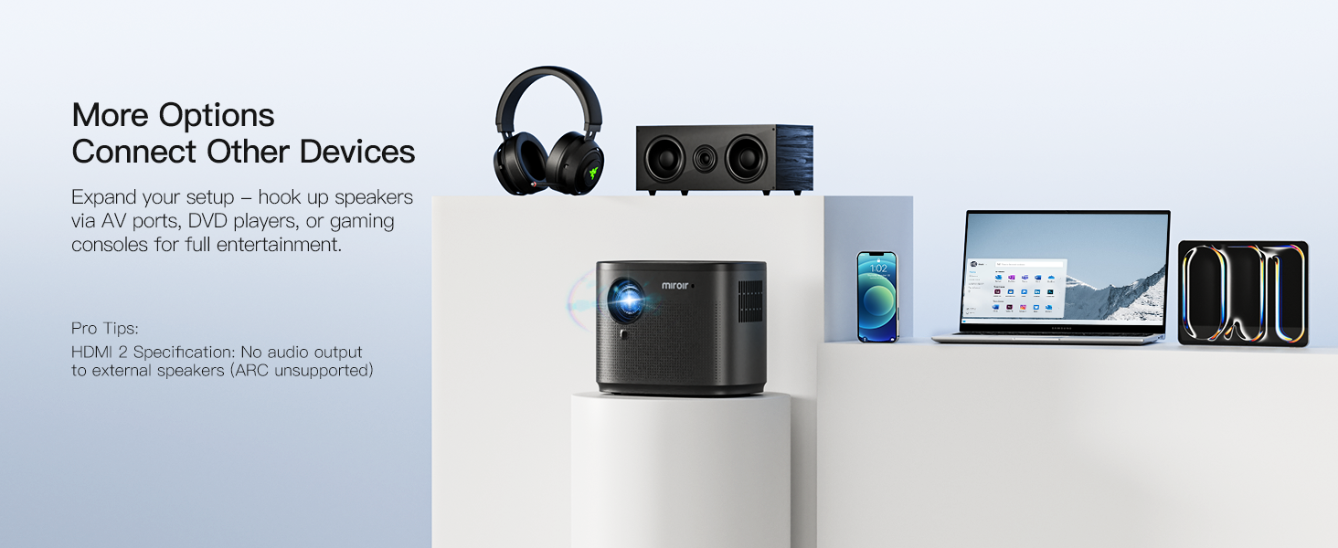 projector 1080p HD home theater outdoor movie portable projectors mini small video projector