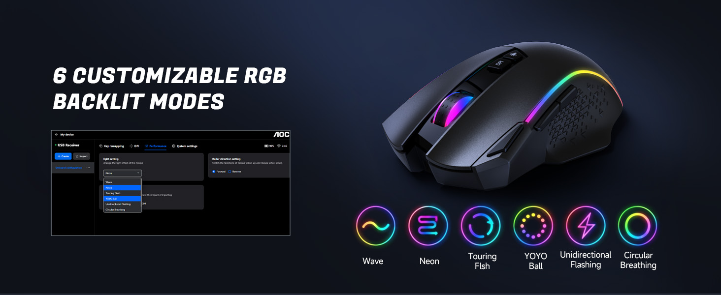 6 Customizable RGB