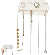KINTEGOOD Jewelry Organizer Wall Mount, Jewelry Hooks Necklace Holder, Acrylic Necklace Holder (1)