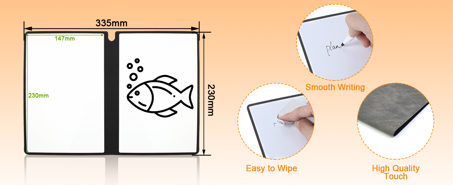 portable dry erase white board