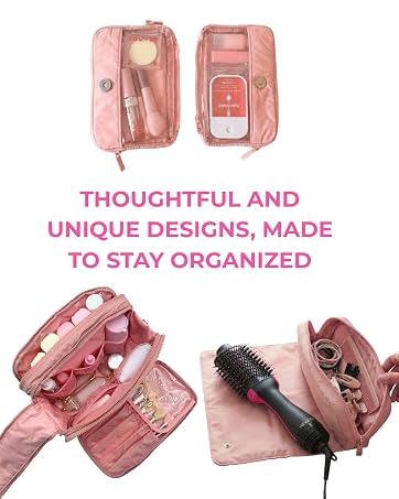 unique designed collections to stay organized, cosmetic cases, beauty bags, pouches