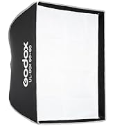 Godox UL-Box 60x60 Centimeters / 24x24 Inches Quick Release Umbrella Softbox, Square Softbox with...