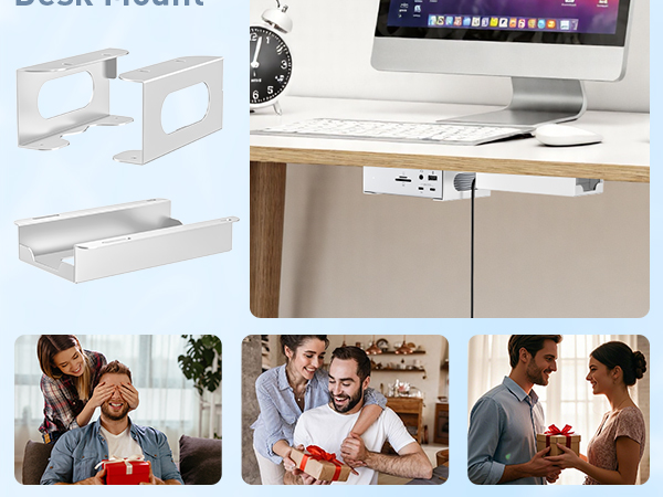 under desk laptop storage mount