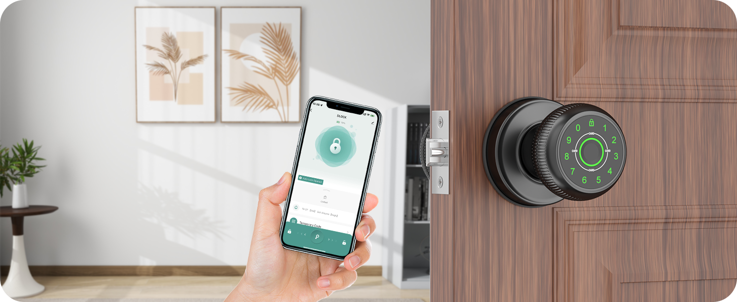 Smart Door Knob App Unlock