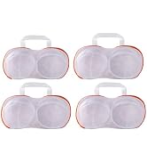 GUOZCARAY 4Pcs Bra Mesh Laundry Bags for Delicates with Premium Zipper Bra Washing Bag for Laundr...