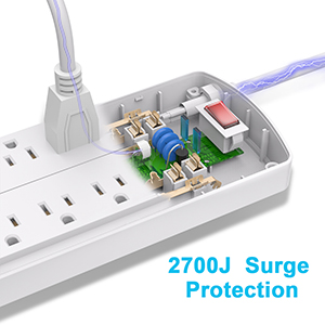 extension cord with multiple outlets