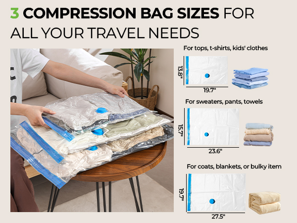 Vacuum Storage Bags for Travel