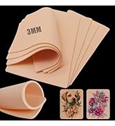 Autdor 3MM Fake Skin - 4Pcs Tattoo Skin 6×8" Blank Tattoo Practice Skins Double Sides Piel Sintét...
