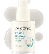 Aveeno Calm + Restore Triple Oat Hydrating Face Serum for Sensitive Skin, Gentle Lightweight Hydr...