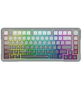 E-Yooso Rapid Trigger Gaming Keyboard, Hall Effect Magnetic Switch, Adjustable Actuation, 8k Hz P...