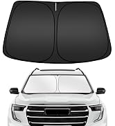 ARISMOTOR Windshield Sun Shade for GMC Acadia 2024-2025, Custom Fit Foldable Front Window Sunshad...